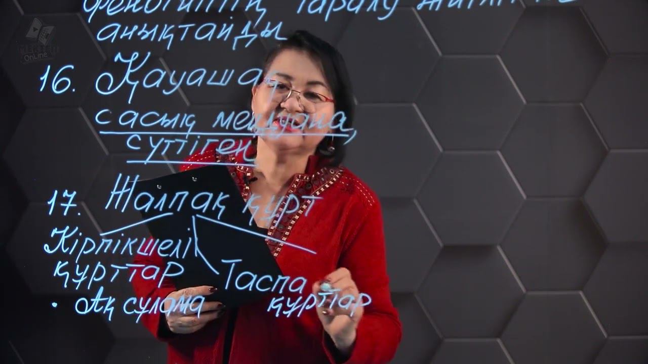 Биология - ҰБТ. 5 нұсқасы: № 15-20. смотреть онлайн