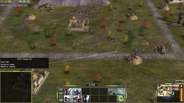 command and conquer generals zero hour \ 1V1 game ranger \ random play смотреть онлайн