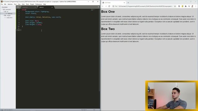 12 - Add User Friendly Design using CSS - 54 - IDs and Containers смотреть онлайн