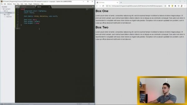 12 - Add User Friendly Design using CSS - 54 - IDs and Containers