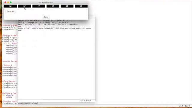 Python Program 2- Lottery Numbers смотреть онлайн