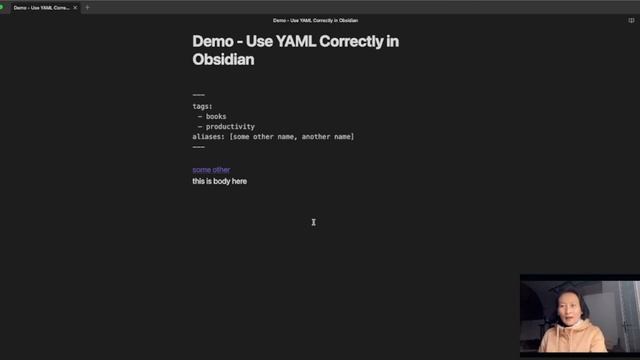 How to Use YAML Front Matter Correctly in Obsidian смотреть онлайн