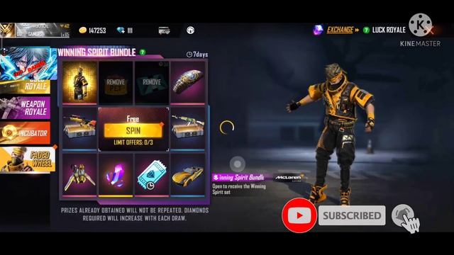 New event in freefire || perches this boundel || winning spirit boundel in freefire смотреть онлайн