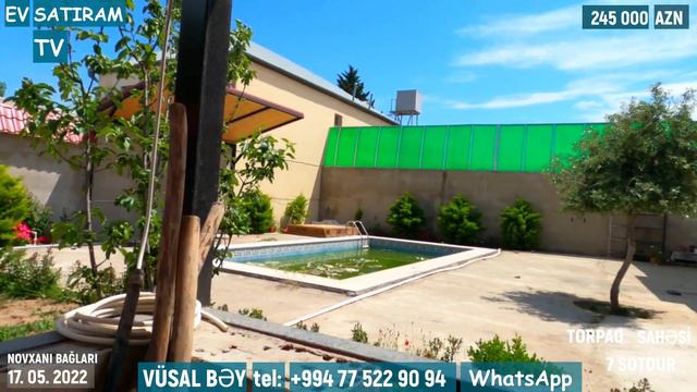 NOVXANIDA, SARIQAYA BAĞLARINDA HOVUZLU EV SATILIR/ EV SATIRAM TV/ bag evleri /ev satışı /emlak az смотреть онлайн