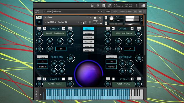 FLOW by Triple Spiral Audio - Preset Walkthrough (Kontakt Library) смотреть онлайн