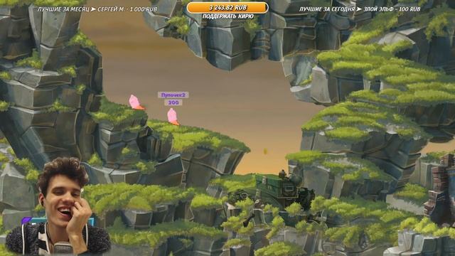Worms W.M.D | Угарные червяки | Играю вместе с EvgenyLivePlay | Стрим #1 смотреть онлайн