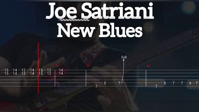Joe Satriani - New Blues ( Tab Guitar ) смотреть онлайн