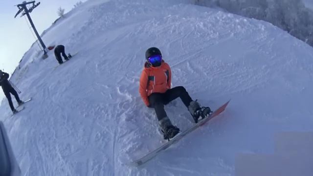 7.1.17. Покатушки на сноуборде. Горнолыжный комплекс " Змеиногорский" смотреть онлайн
