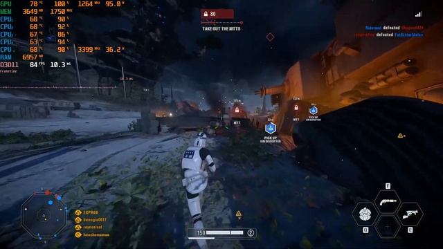 Star Wars Battlefront 2 Benchmark Intel i5 4570 | AMD RX 570 4GB | 8 GB RAM (Custom Setting 1080p) смотреть онлайн