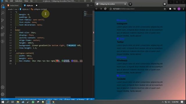 Collapsing Accordion Pure CSS | Rogue Code | Learn HTML and CSS смотреть онлайн
