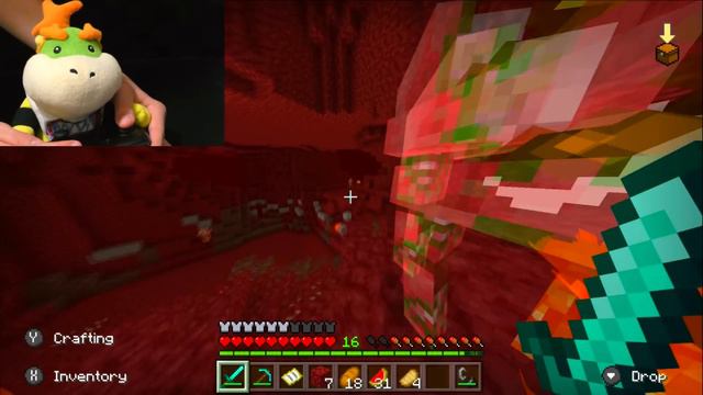 Bowser Jr Plays: Minecraft Episode 5- Nether Nightmare!
