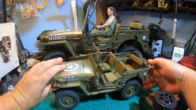 Willys Jeep 1/12 - First look - RocHobby/FMS/Eachine 1941/1942 Willys MB смотреть онлайн