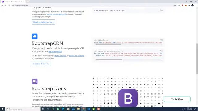 Bootstrap 5 Tutorial for Beginners | How To Install Bootstrap 5 | Tech Tian смотреть онлайн