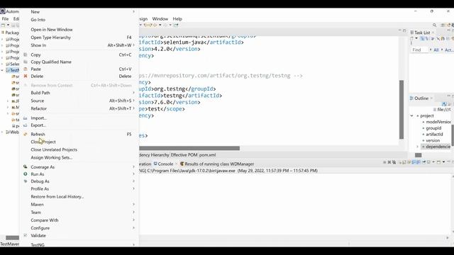 How to create Maven Project for Selenium WebDriver? смотреть онлайн