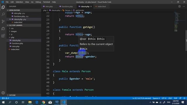 04 - Introduction to PHP - Part 2 (OOP) смотреть онлайн