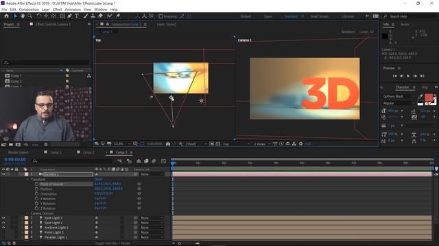 3D Camera in After Effects - اردو / हिंदी смотреть онлайн