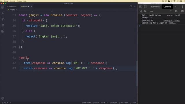 JAVASCRIPT LANJUTAN | 11. Promise смотреть онлайн