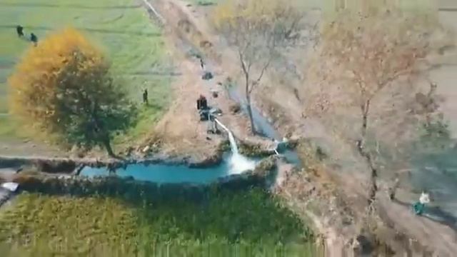 Beautiful scene of city Hafizabad / Sidhu moose wla devil song video made with drone смотреть онлайн