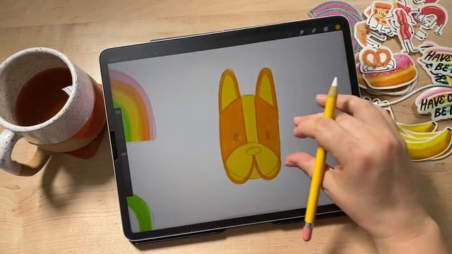 How to Draw Stickers in Procreate + FREE Procreate Brushes смотреть онлайн