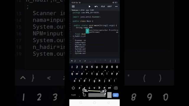 Membuat program menghitung nilai mahasiswa di android menggunakan aplikasi Java N-IDE смотреть онлайн