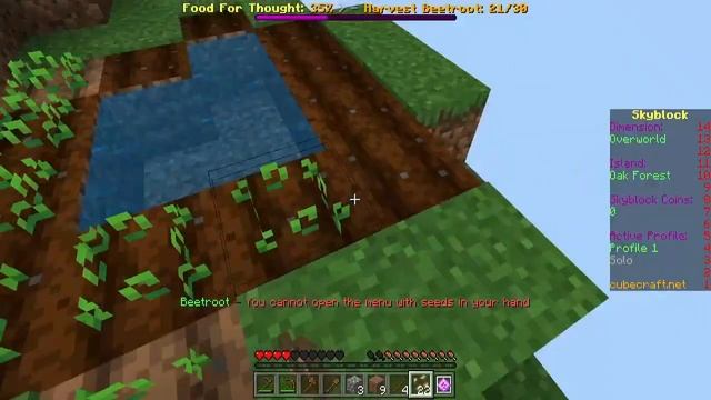 Starting Cubecraft Skyblock! Minecraft Skyblock Ep.1 смотреть онлайн