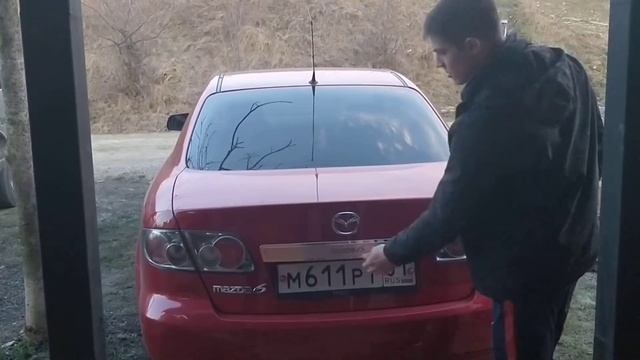 Замена амортизаторов крышки багажника Mazda 6 GG смотреть онлайн