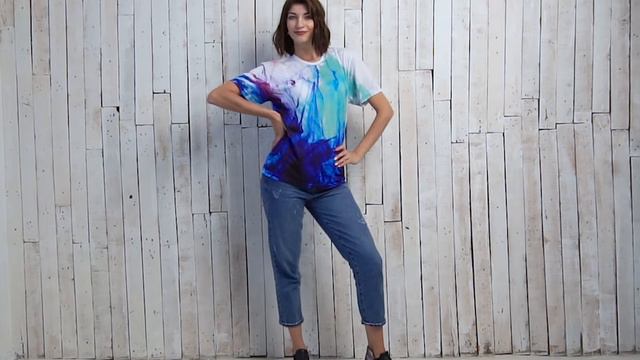 3D футболка женская. смотреть онлайн