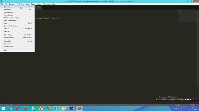 #3. Основные элементы Sublime Text 2 / Main elements of Sublime Text 2 смотреть онлайн