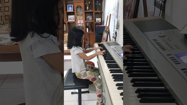 Digital Circus piano cover by Aurora Giolla Tarigan/ 6years old girl смотреть онлайн