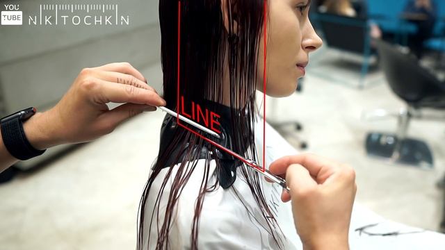 how to cut asymmetrical bob haircut смотреть онлайн
