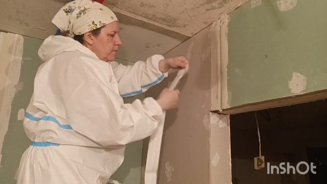 Как заделать шов ГКЛ лентой кнауф смотреть онлайн