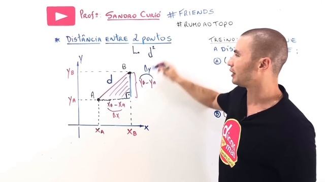 DISTÂNCIA ENTRE DOIS PONTOS | Plano Cartesiano | Geometria Analítica смотреть онлайн