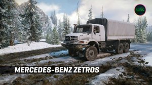 [SNOWRUNNER] ОБЗОР МОДА MERCEDES-BENZ ZETROS