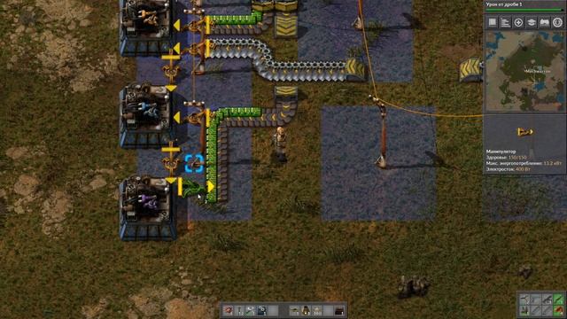 Factorio #2: "Нуб на фабрике" Плотная застройка. смотреть онлайн