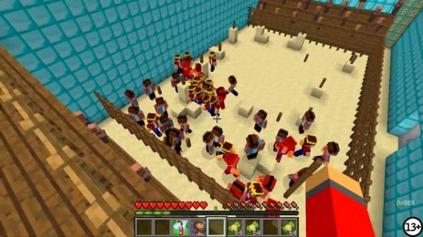 БОИ ЮТУБЕРОВ В МАЙНКРАФТЕ #1 КОМПОТ ПРОТИВ АИДА! БОЙ КОМПОТА ПРОТИВ АИДА В МАЙНКРАФТ Tresh Барти