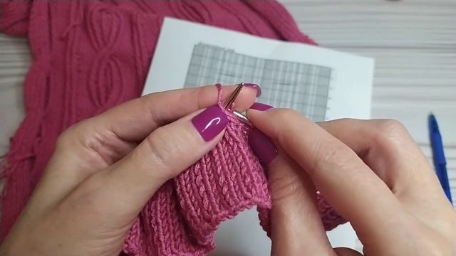 ПЛАТЬЕ спицами // Начало вязания. Узор // МК Часть 1 смотреть онлайн