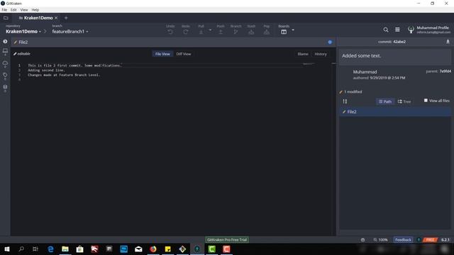 5. Branch Merging using Git Kraken смотреть онлайн