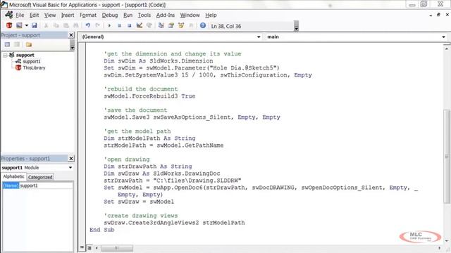 SOLIDWORKS API for the Total Beginner – 5/6 Creating a Drawing смотреть онлайн