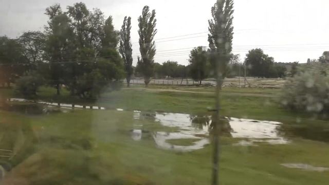 "КИРОВСКАЯ"-"КРАСНОФЛОТСКАЯ" ИЗ ОКНА ДИЗЕЛЬ-ПОЕЗДА РА3-035 смотреть онлайн