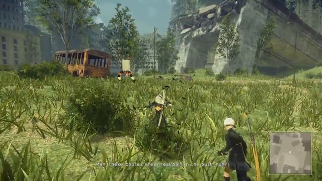 Nier: Automata - Gameplay GTX 970 Nvidia Windows 10 Steam Game PC HD смотреть онлайн