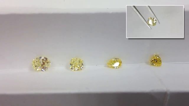 Fancy Yellow Diamonds - Quick Review Of Color Intensities