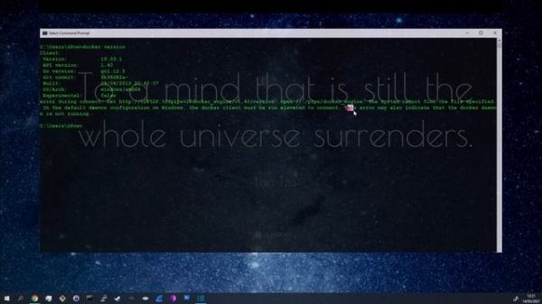 Installating docker on windows 10 (Explained in under 60sec!) + Fix for Docker daemon not running