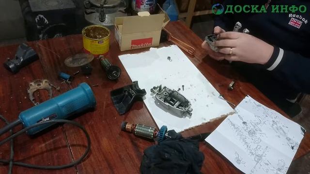 Лобзик Makita 4305T замена якоря смотреть онлайн