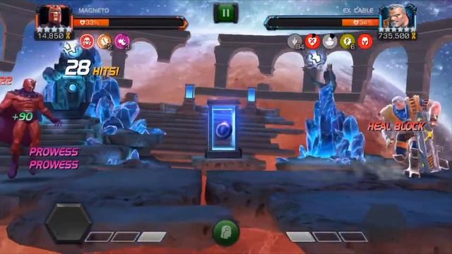 Magneto shreds abyss Cable! no degen no node damage! Best counter?! смотреть онлайн