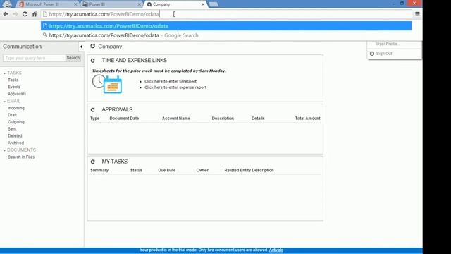 Getting Started with Power BI and Acumatica смотреть онлайн