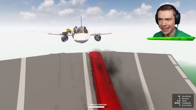 WORLD'S BIGGEST AIRPLANE vs CARS смотреть онлайн