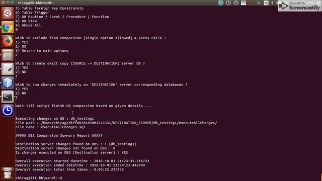 MySQL Databases Schemas Comparison Script (Python) смотреть онлайн
