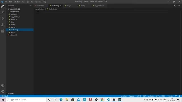 JavaScript Array Method Tutorial | Part 8 findIndex() смотреть онлайн