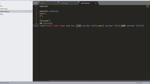 Python Mysql connection смотреть онлайн