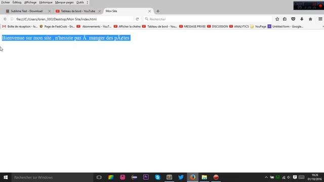 CREER UN SITE HTML CSS #1 LES BASES смотреть онлайн